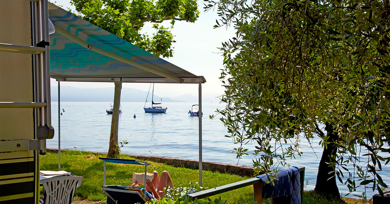 Standplaatsen aan het Gardameer