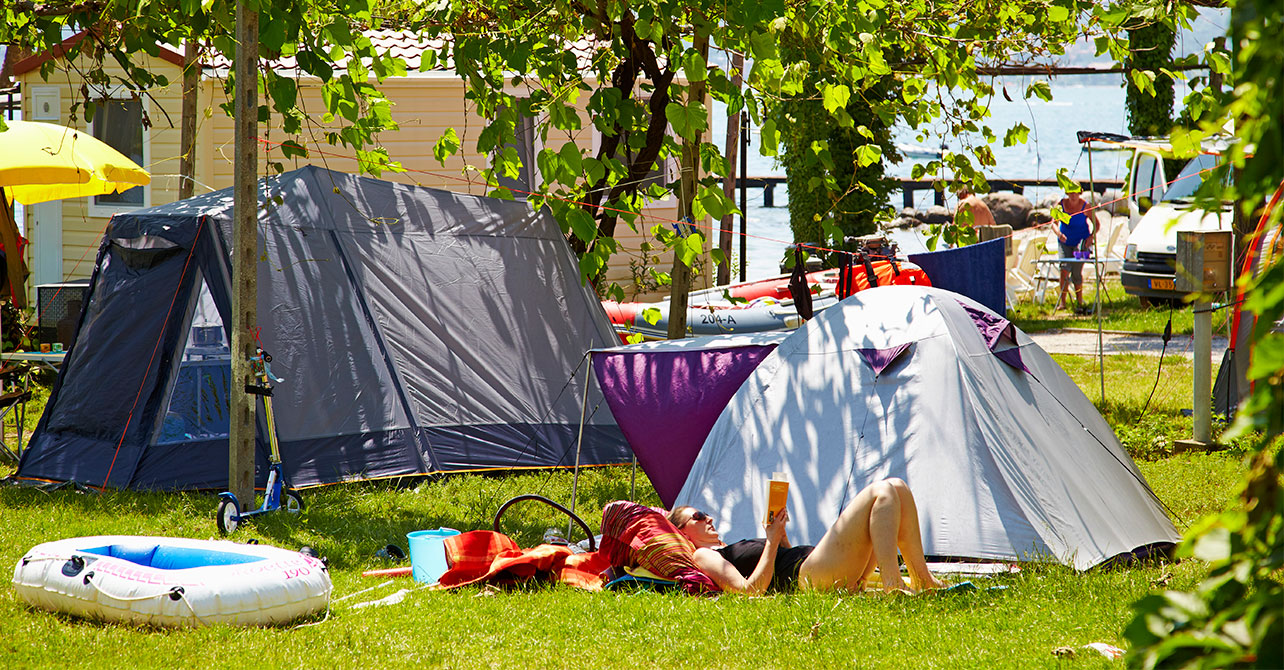 Standplaatsen aan het Gardameer